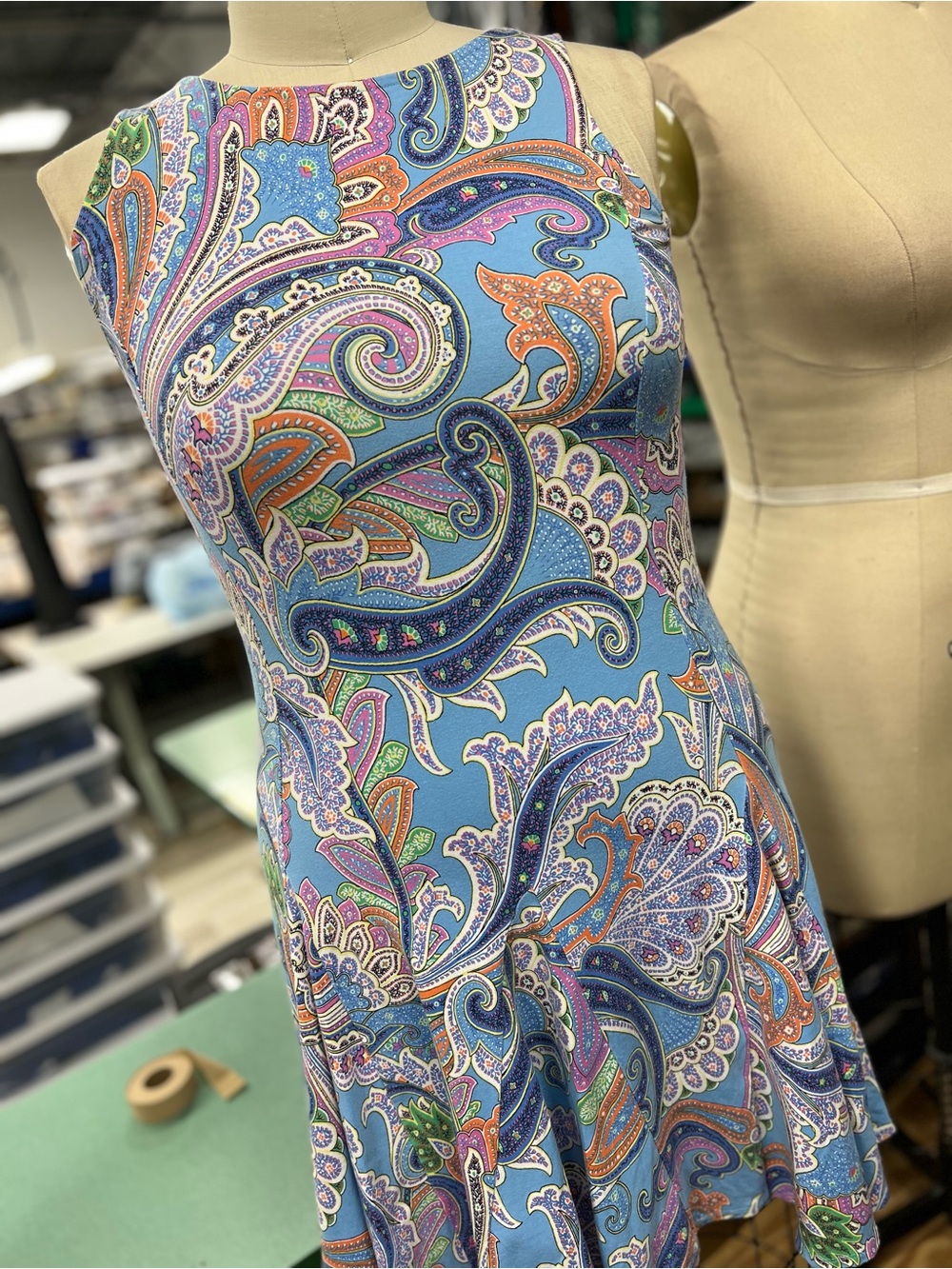 Lauren Ralph Lauren Paisley Dress XL